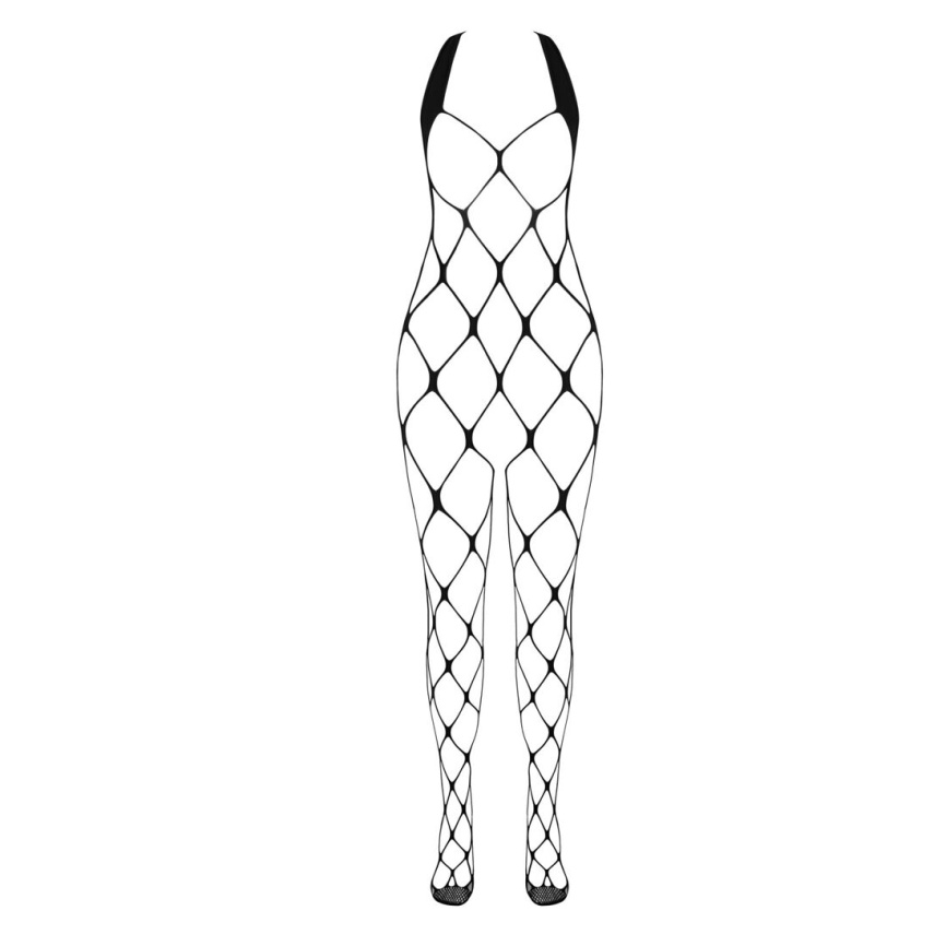 Бодістокінг у дуже велику сітку Passion BS091 black, з доступом фото 3