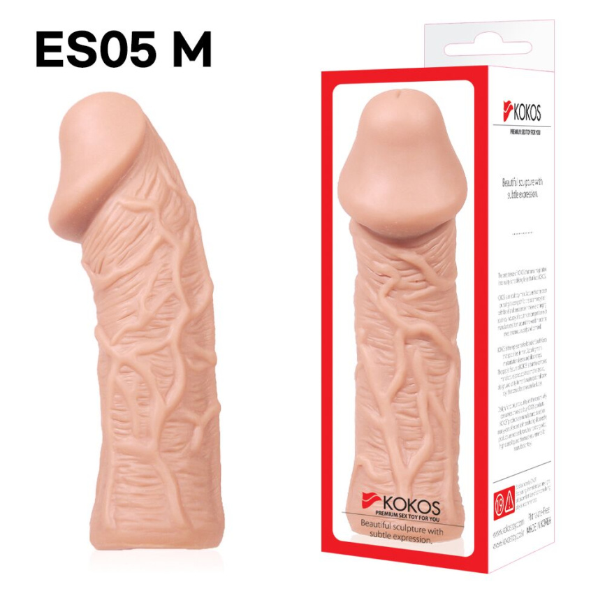 Насадка на член Kokos Extreme Sleeve ES.05 розмір M фото 5