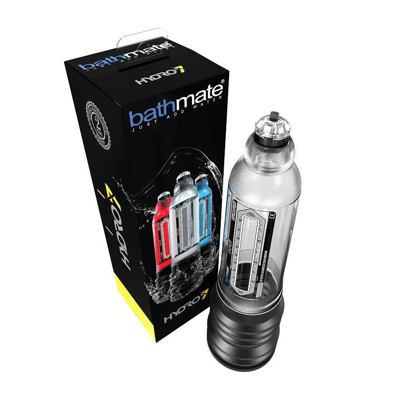 Гідропомпа Bathmate Hydro 7 Clear, для члена довижной от 12,5 до 18см, діаметр до 5см фото 5