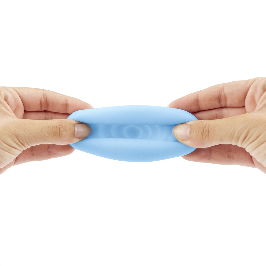 Мастурбатор-яйце Wooomy Wigggler Mini Masturbator, дуже ніжний, пробник лубриканту Amorean 1 мл фото 5