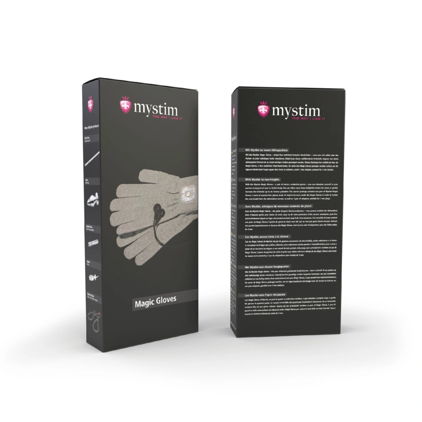 Перчатки для электростимуляции Mystim Magic Gloves, очень нежное воздействие фото 7
