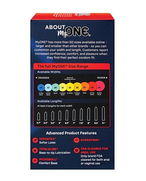 Презервативы MyONE Super Wide 10 шт, картонная коробка фото 2