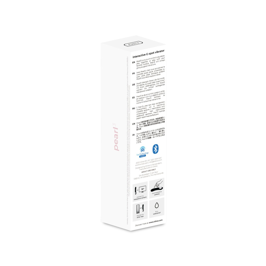 Інтерактивний вібростимулятор точки G Kiiroo Pearl 3 Pink фото 4
