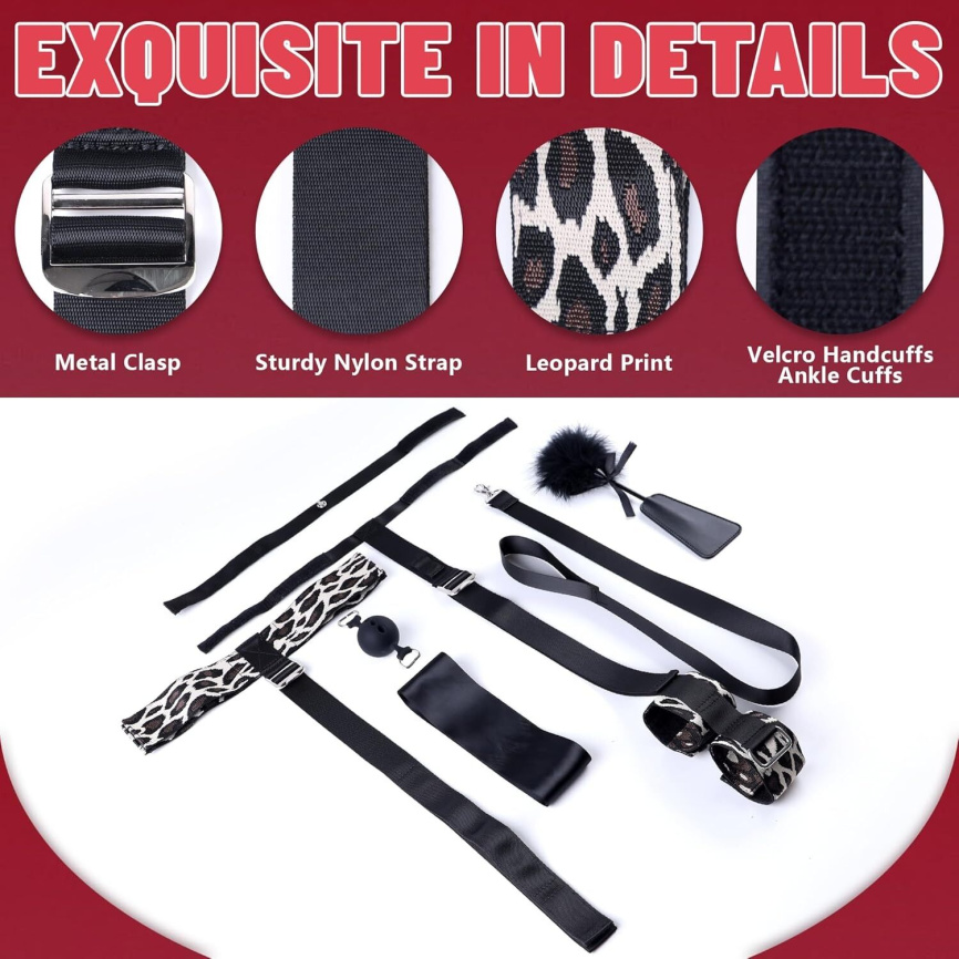 БДСМ-набір LOCKINK YEAHWOW Armbinder Restraint Set Black фото 4