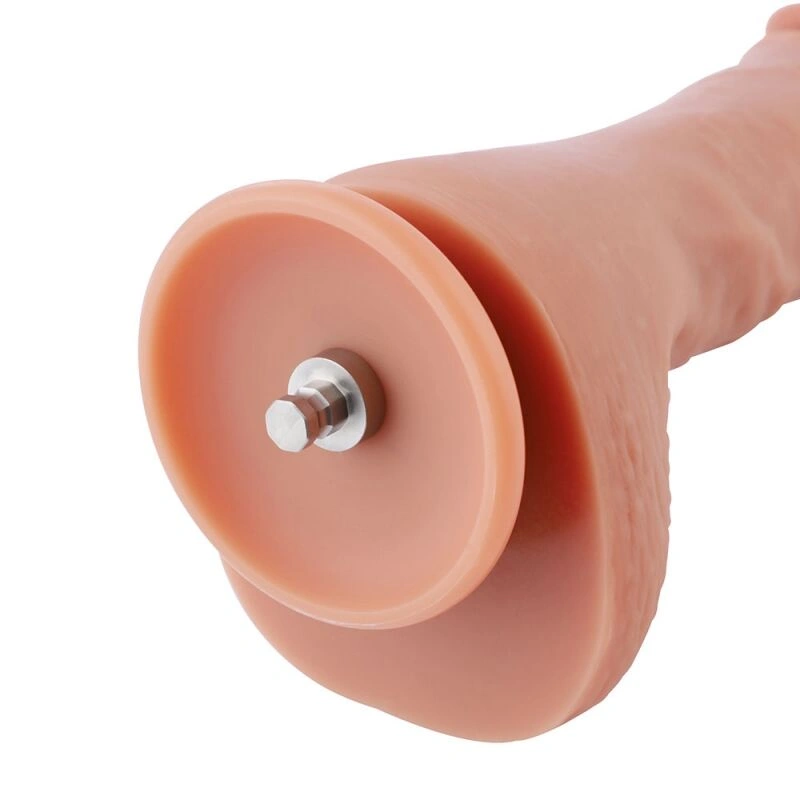Ультрареалистичный фаллоимитатор для секс-машин Hismith 8.3″ 2-layers Silicone Flesh Dildo,2-слойный фото 6