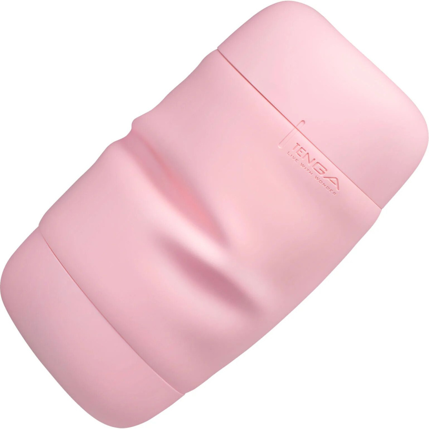 Мастурбатор TENGA PUFFY Strawberry Pink, ультрам’який матеріал, багаторазовий, наскрізний фото 5