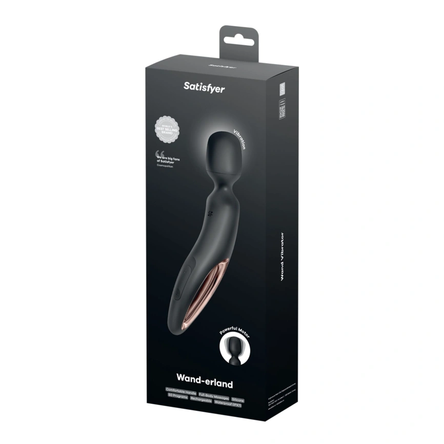 Вибромассажер Satisfyer Wand-erland (Black/Rosegold) фото 5