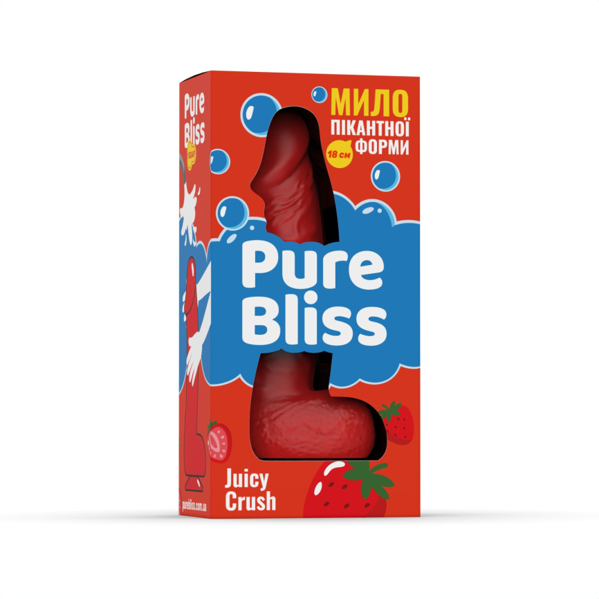 Ароматне мило пікантної форми Pure Bliss Red Juicy Crush (Ягідний вибух) 18 см фото 6