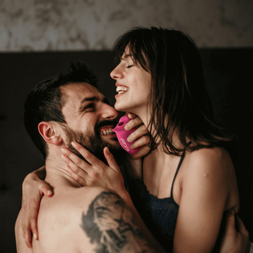 Вакуумний стимулятор Fun Factory Belle Raspberry, 11 режимів роботи, перезаряджуваний фото 12