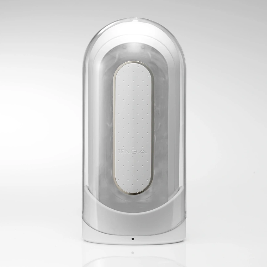 Вибромастурбатор Tenga Flip Zero Electronic Vibration White, изменяемая интенсивность, раскладной фото 5