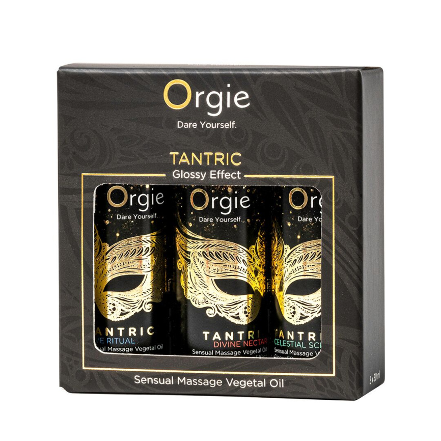 Набір олій для тантричного масажу Orgie – Tantric Mini Size Collection (3х30 мл), зволоження фото 1