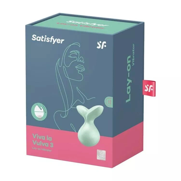 Мини-вибромассажер Satisfyer Viva la Vulva 3 Mint фото 6