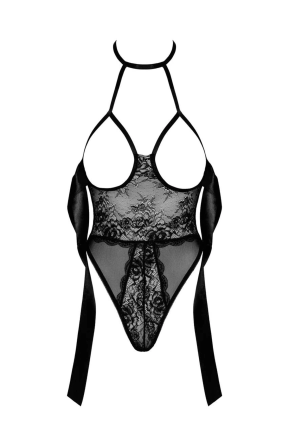 Боди Kissable Sexy Kiss Body Black L/XL фото 8