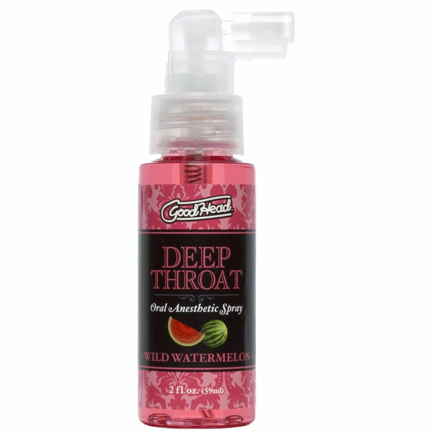 Спрей для минета Doc Johnson GoodHead DeepThroat Spray – Watermelon 59 мл для глубокого минета фото 1