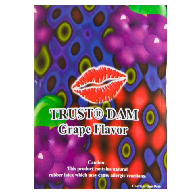 Латексна серветка Latex Dental Dams Grape 1 шт фото 2