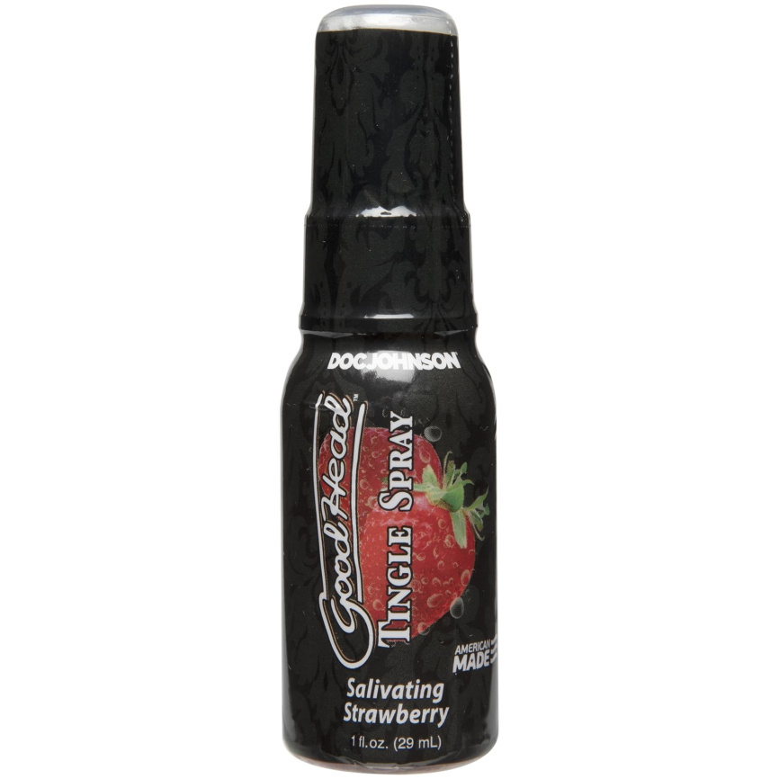 Спрей для мінету Doc Johnson GoodHead Tingle Spray - Strawberry (29 мл) із стимулювальним ефектом фото 1
