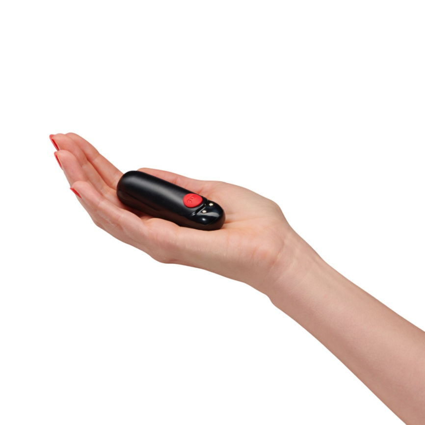 Віброкуля Fun Factory Massage BULLET, чорна, діаметр 2,5 см, 3 швидкості, 3 малюнки вібрації фото 3