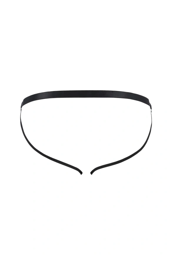 Мужские открытые слипы Passion 034 OPEN LUKE L/XL Black, экокожа фото 4
