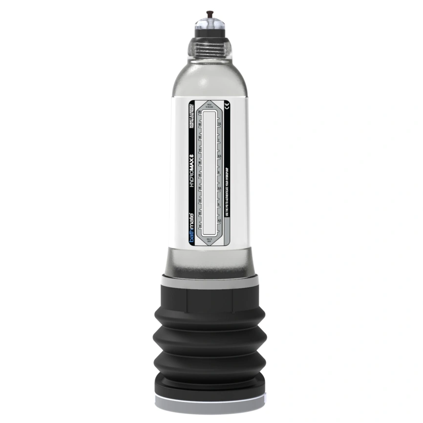 Гидропомпа Bathmate Hydromax 8 Clear, для члена длиной от 15 до 20 см, диаметр до 5,5 см фото 1