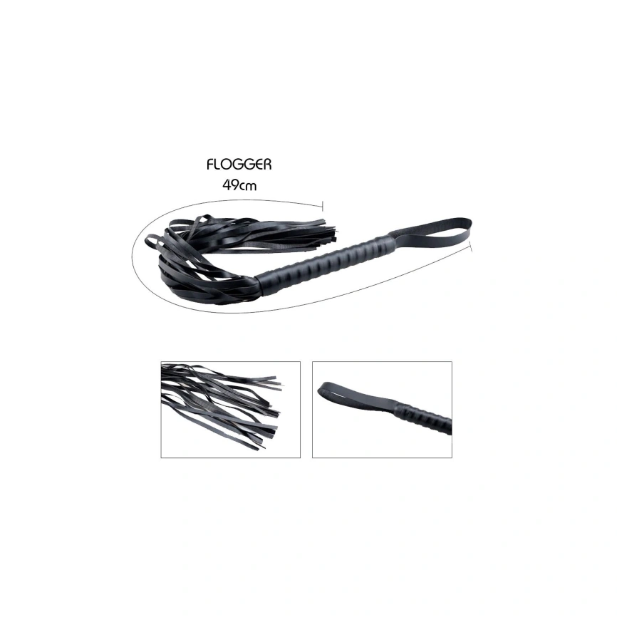 Набор БДСМ аксессуаров Alive Secret Desires Black BDSM Kit (8 pcs)  фото 5