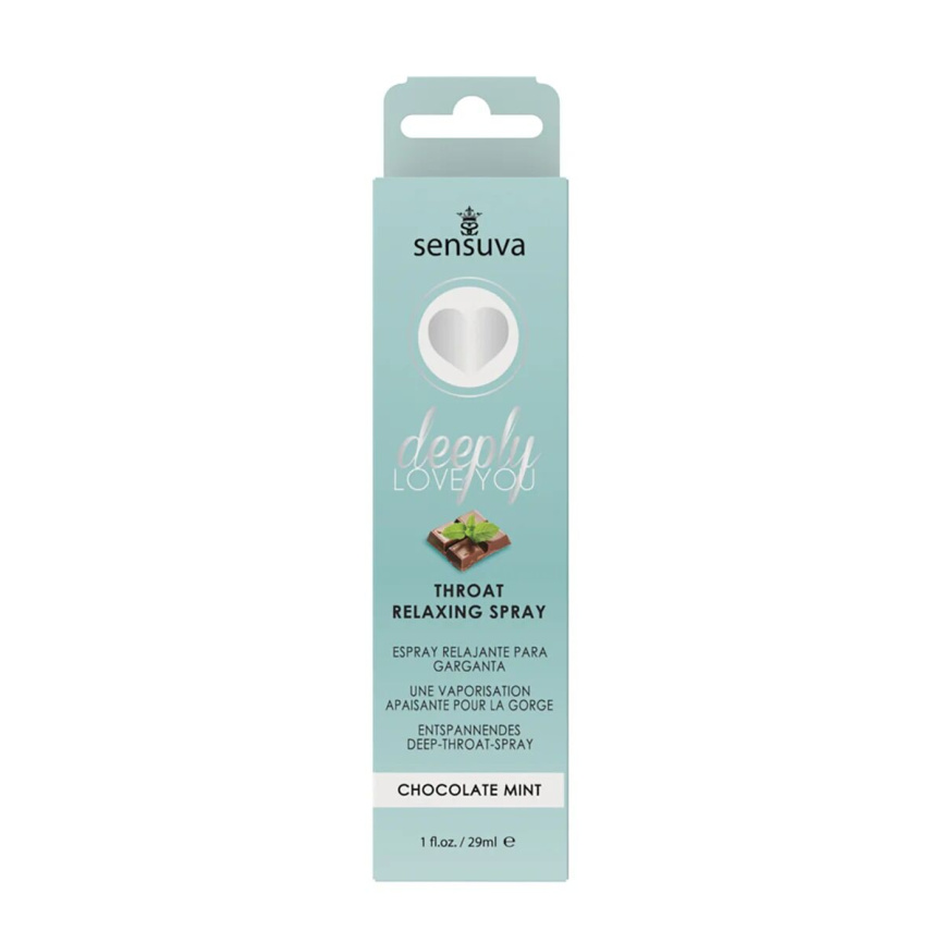 Спрей для мінету Sensuva Deeply Love You Chocolate Mint (29 мл), для глибокого мінету фото 4