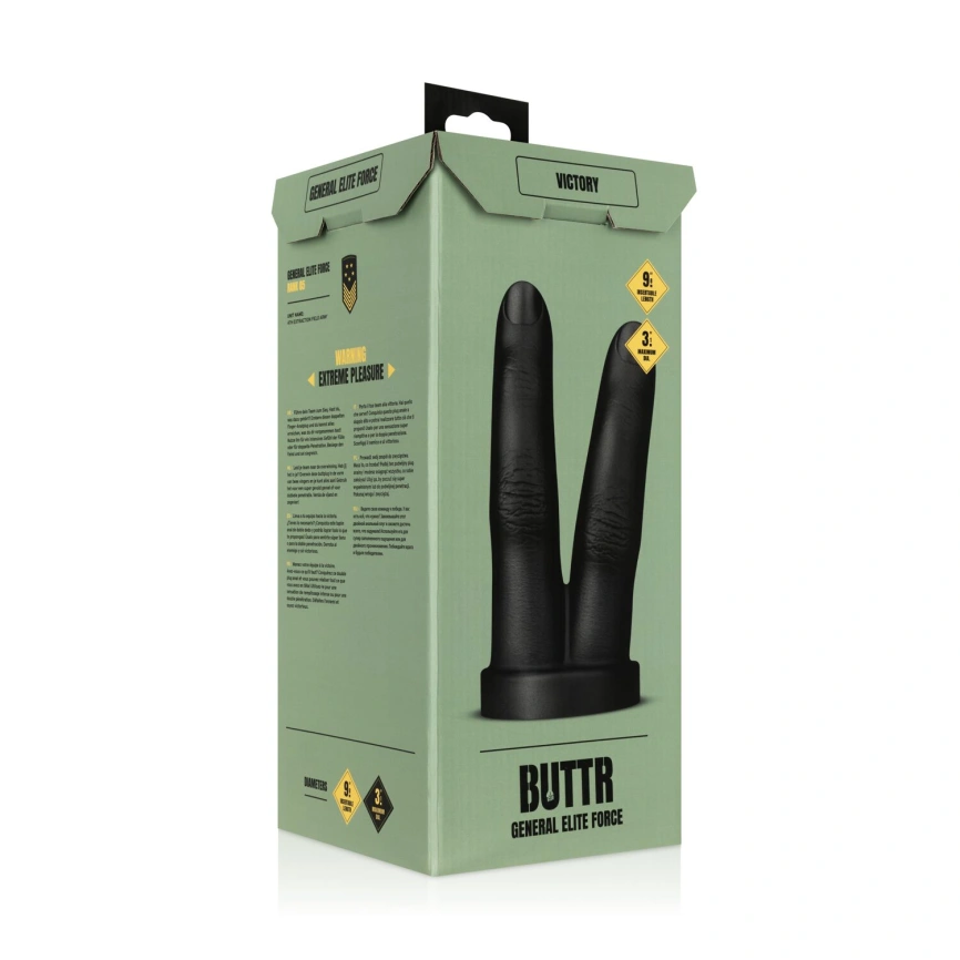 Анальная пробка BUTTR - Victory Double Finger Butt Plug фото 10