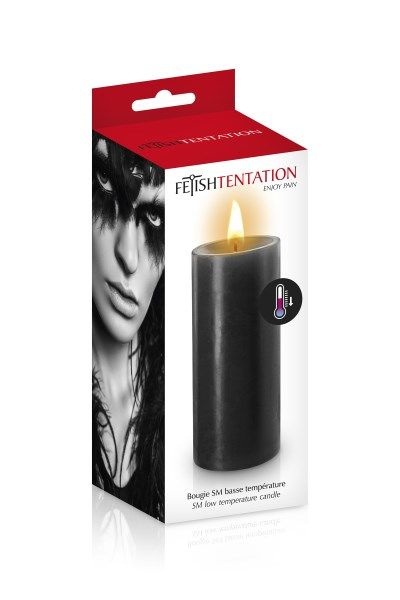 БДСМ-свічка низькотемпературна Fetish Tentation SM Low Temperature Candle Black фото 2