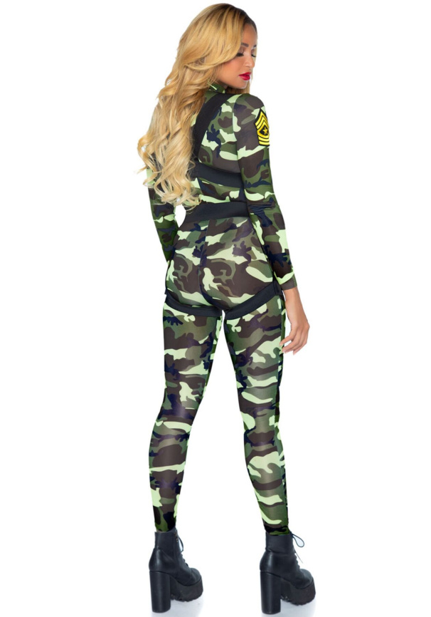 Еротичний костюм десантниці Leg Avenue Pretty Paratrooper M, комбінезон, портупея фото 2