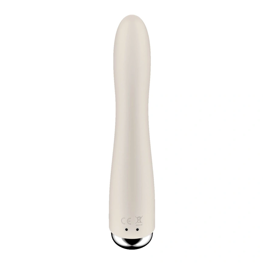 Вибратор точки G с вращением Satisfyer Spinning Vibe 1 Beige, 2 мотора фото 4