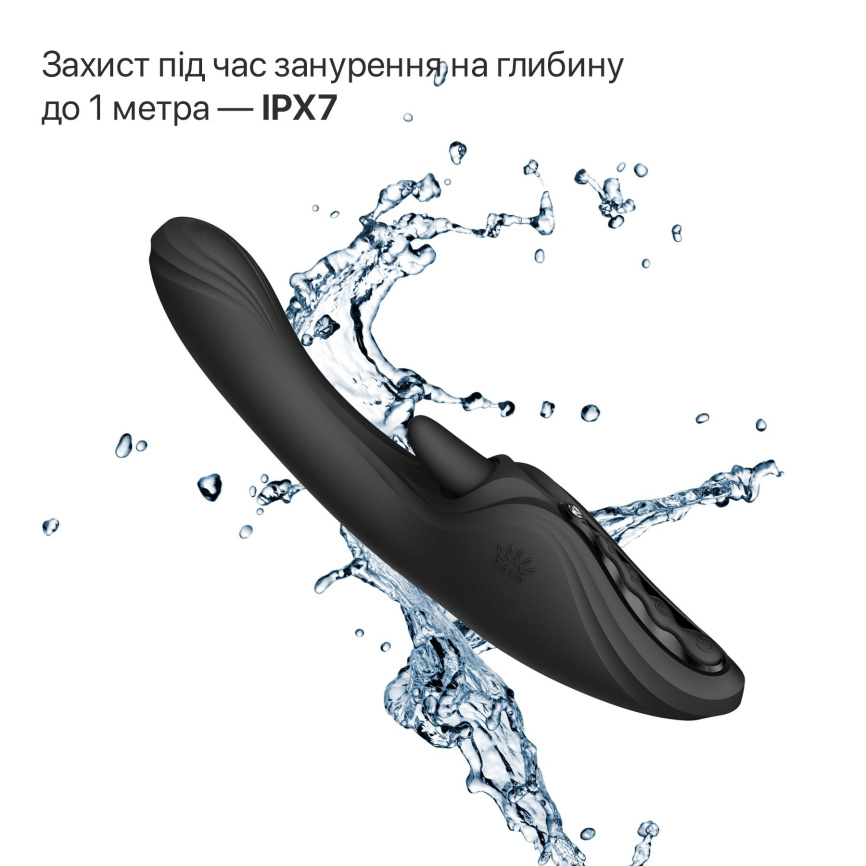 Смарт-вібратор Zalo Ares Obsidian Black, підігрів, 3 мотори, язичок для клітора, стимуляція точки G фото 27