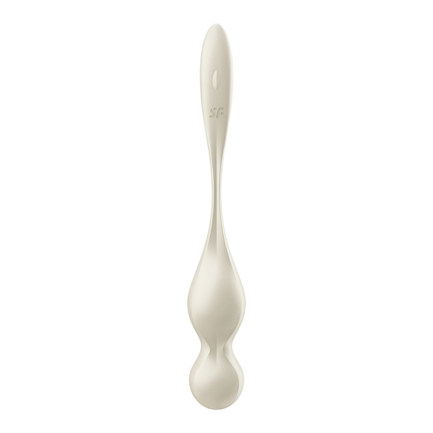Вагінальні смарт-кульки з вібрацією Satisfyer Love Birds 1 Connect App White, 78 г фото 5