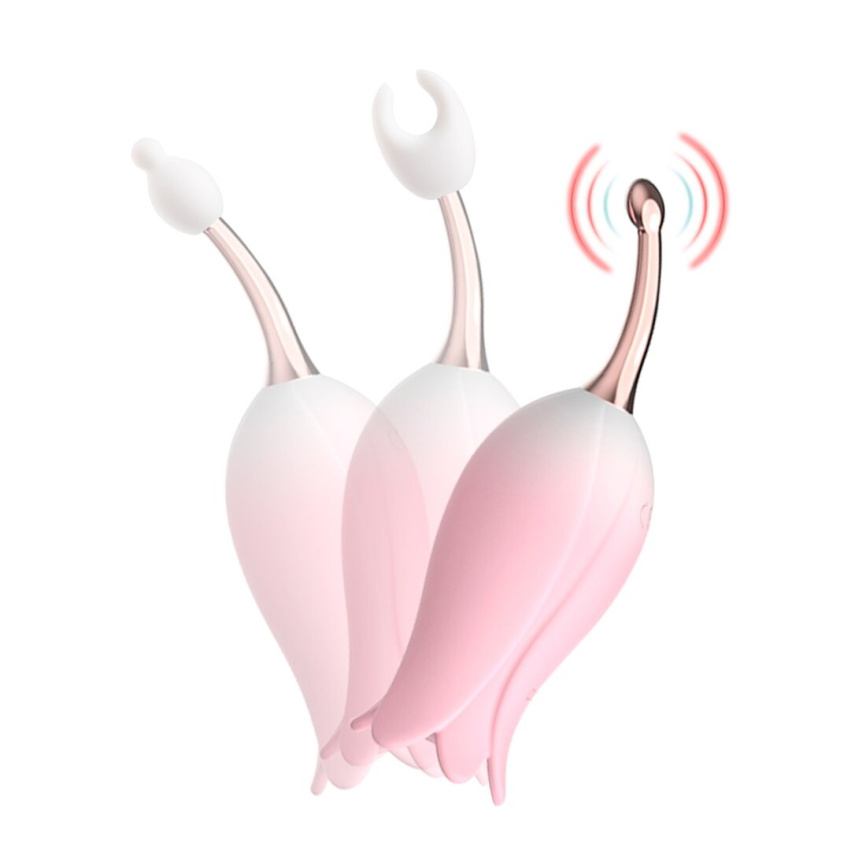 Ультразвуковий вібратор для клітора Otouch Bloom Ultrasonic Clitoris, 2 дод. насадки фото 3