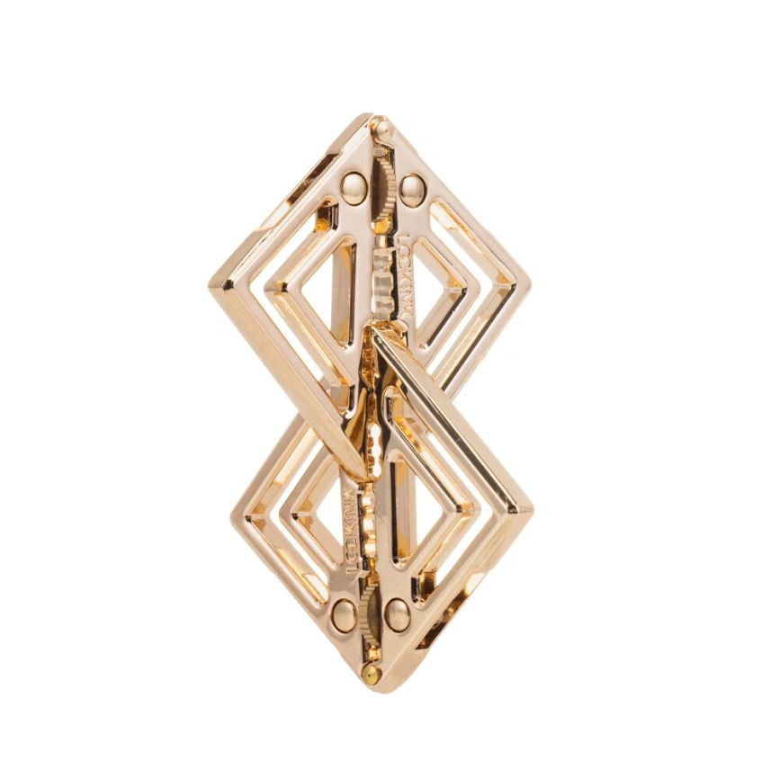 Зажимы для сосков с тяжелой подвеской LOCKINK Adjustable Nipple Clamps with Heavy Pendant, под золото фото 7