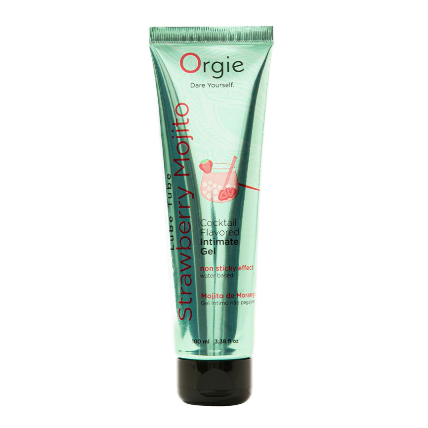 Лубрикант на водній основі Orgie Lube Tube Strawberry Mojito, 100 мл фото 1