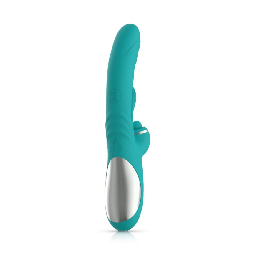 Вібратор-кролик Good Vibes Only - Lisa Thrusting Rabbit Vibrator with G-Spot Stimulator фото 4