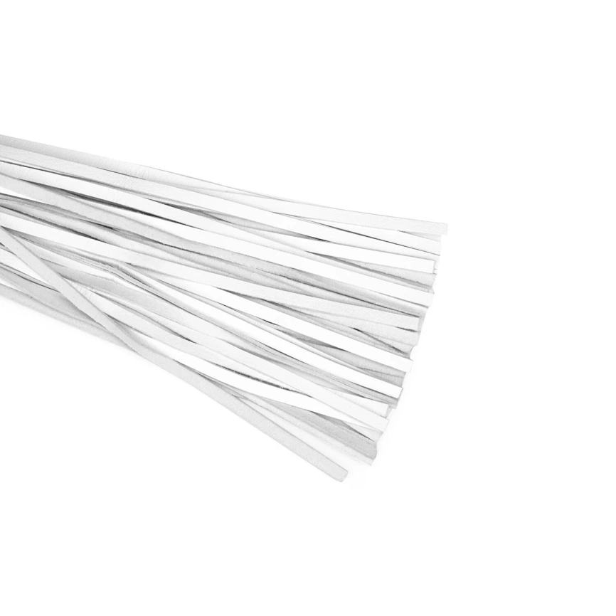 Флоггер Liebe Seele White & Pink Leather Flogger фото 4