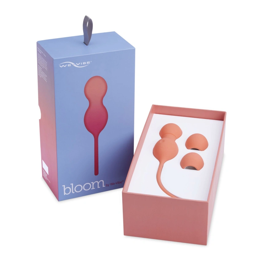 Смарт вагинальные шарики с вибрацией We-Vibe Bloom, диаметр 3,3 см, масса 45, 65, 80 г фото 9