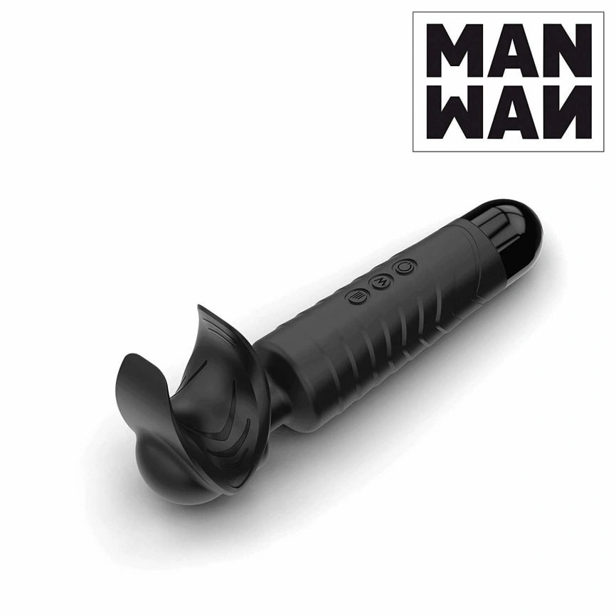 Мастурбатор-вибромассажер Manwan MAN.WAND, отлично для пар, вибро-минет, 20 режимов фото 5