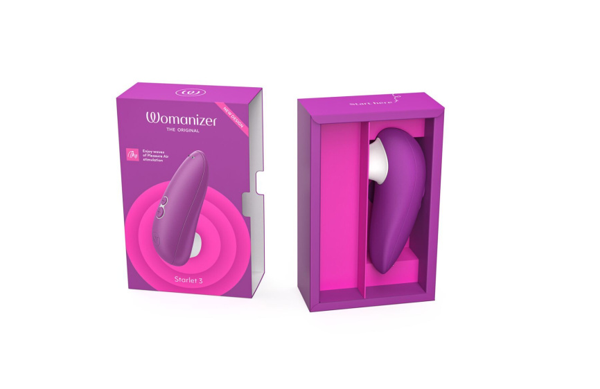 Вакуумний кліторальний стимулятор Womanizer Starlet 3 VIOLET (пошкоджене паковання!!!) фото 6