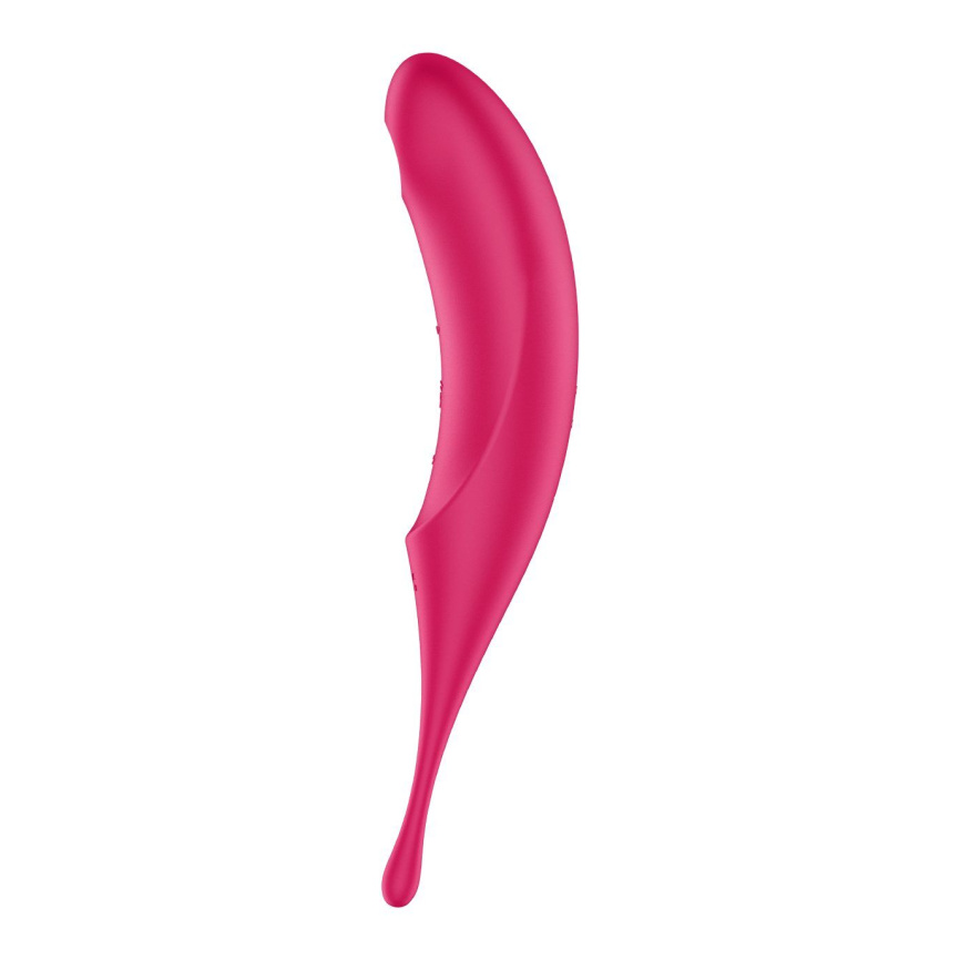 Вібратор для клітора з вакуумною стимуляцією Satisfyer Twirling Pro Red фото 2