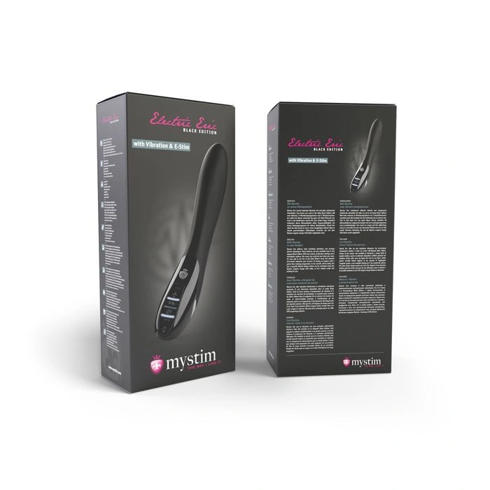 Вибратор с электростимуляцией Mystim Electric Eric eStim Black, миостимулятор фото 9