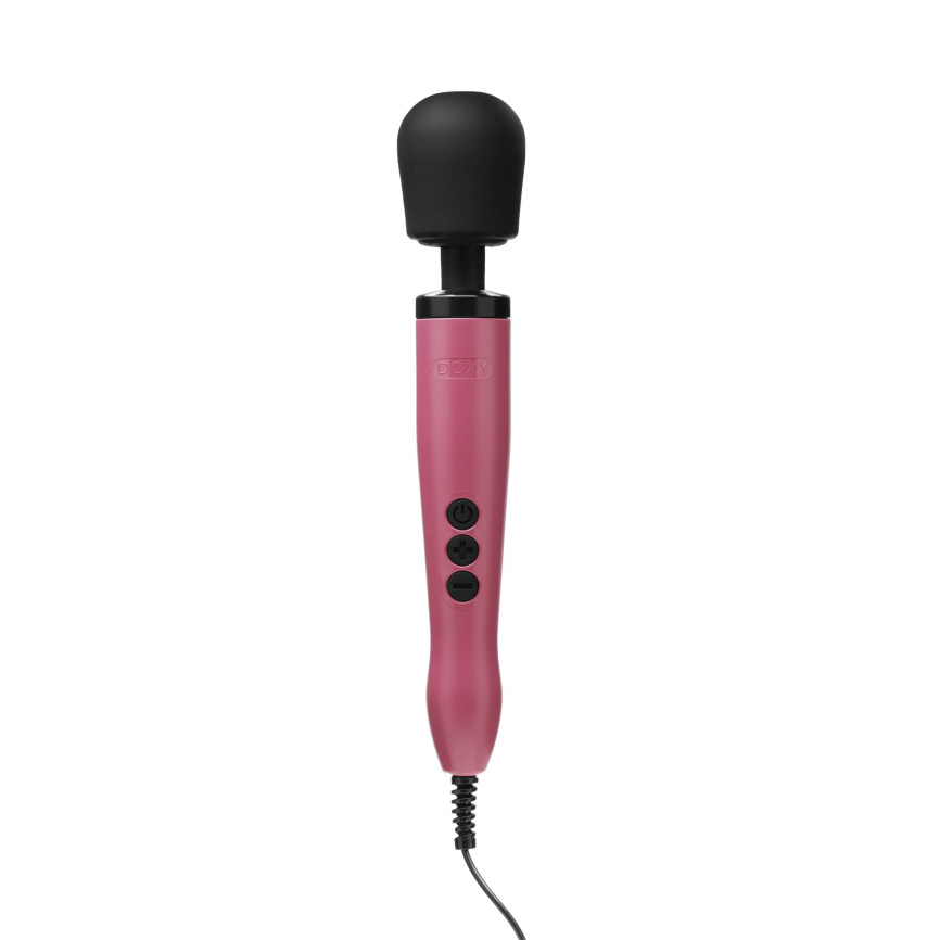 Вібромасажер DOXY Original Pink, дуже потужний, живлення 220В, пульсівні вібрації фото 5