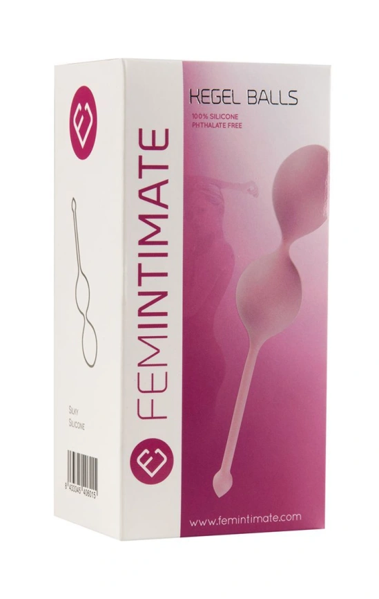 Вагинальные шарики Femintimate Kegel Balls, диаметр 3,5 см, масса 77 г фото 2