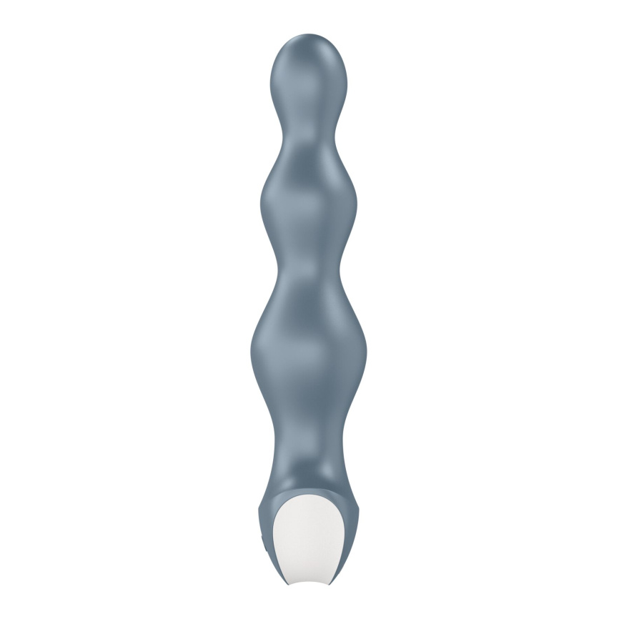 Анальний стимулятор-намистини з двома моторами Satisfyer Lolli-Plug 2 ice blue фото 3