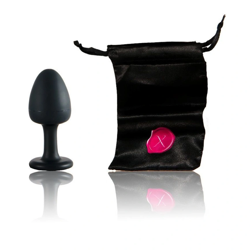 Анальная пробка Dorcel Geisha Plug Ruby XL с шариком внутри, создает вибрации, макс диаметр 4,5см фото 5