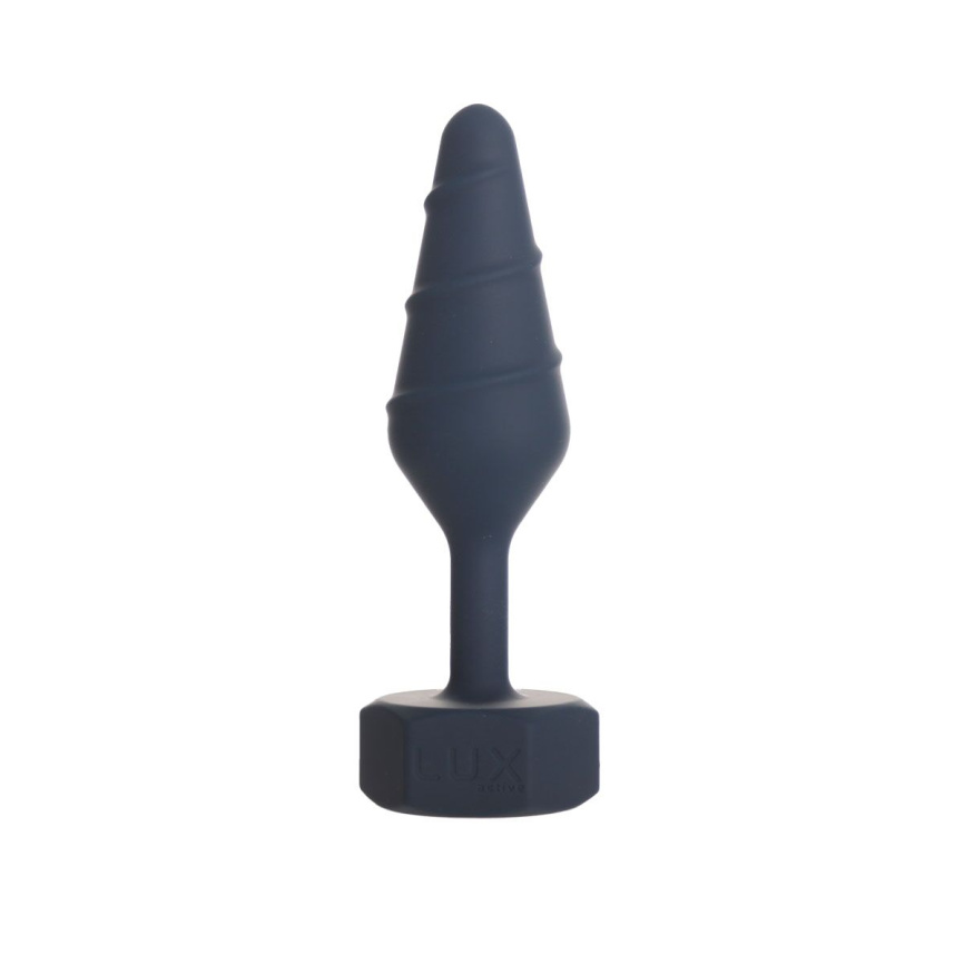 Анальна пробка Lux Active Twist Plug Large Blue фото 1