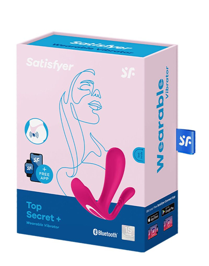 Подвійний смарт-вібратор у трусики Satisfyer Top Secret+ Pink фото 6