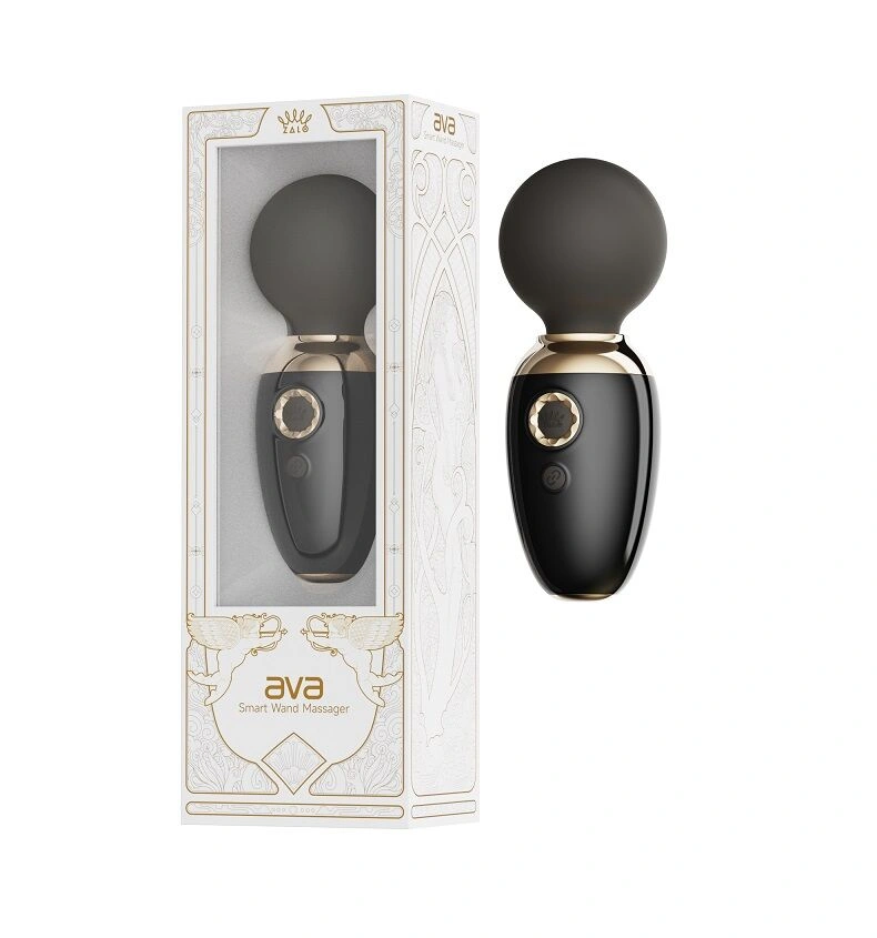 Смарт-вибромассажер Zalo – AVA Obsidian Black, 8 режимов, подогрев, очень мощный и компактный фото 5