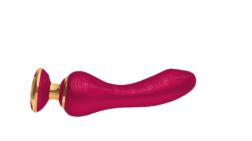 Вибратор для точки G Shunga Sanya Raspberry, гибкий ствол фото 1