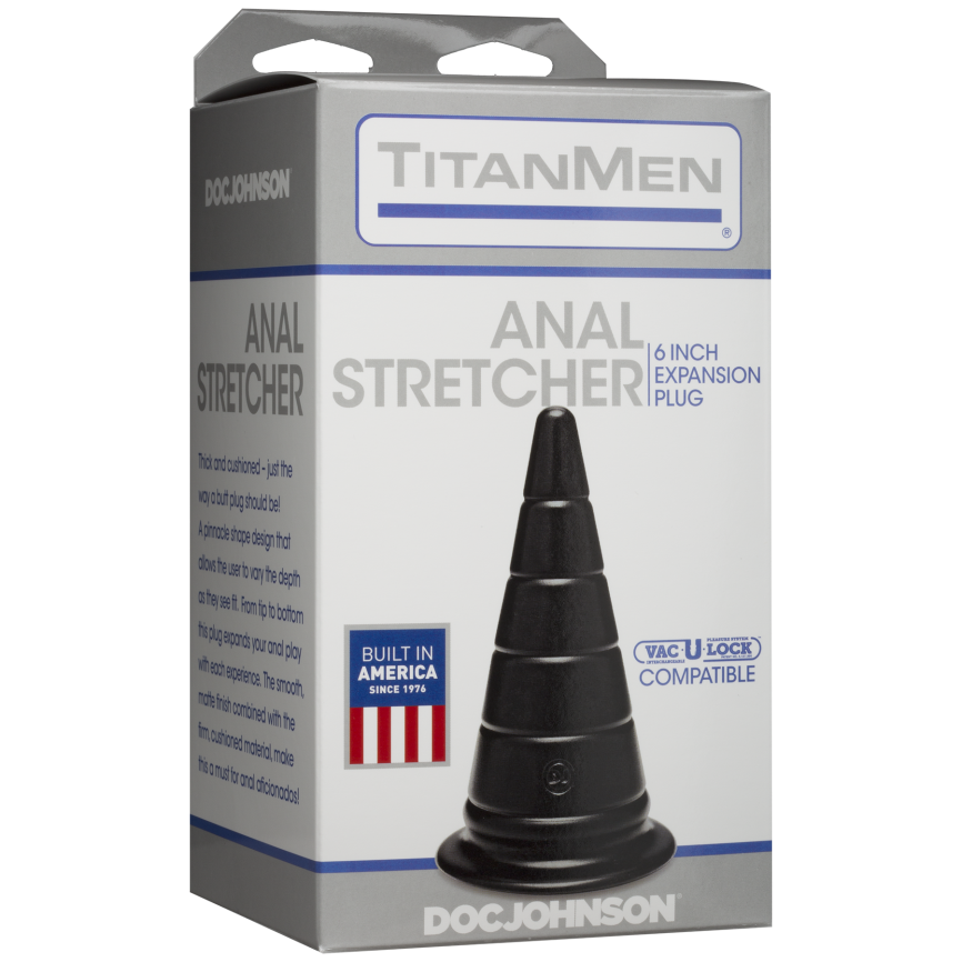 Анальний стимулятор Doc Johnson TitanMen - Anal Stretcher 6 Inch Plug, діаметр 6,6 см фото 2